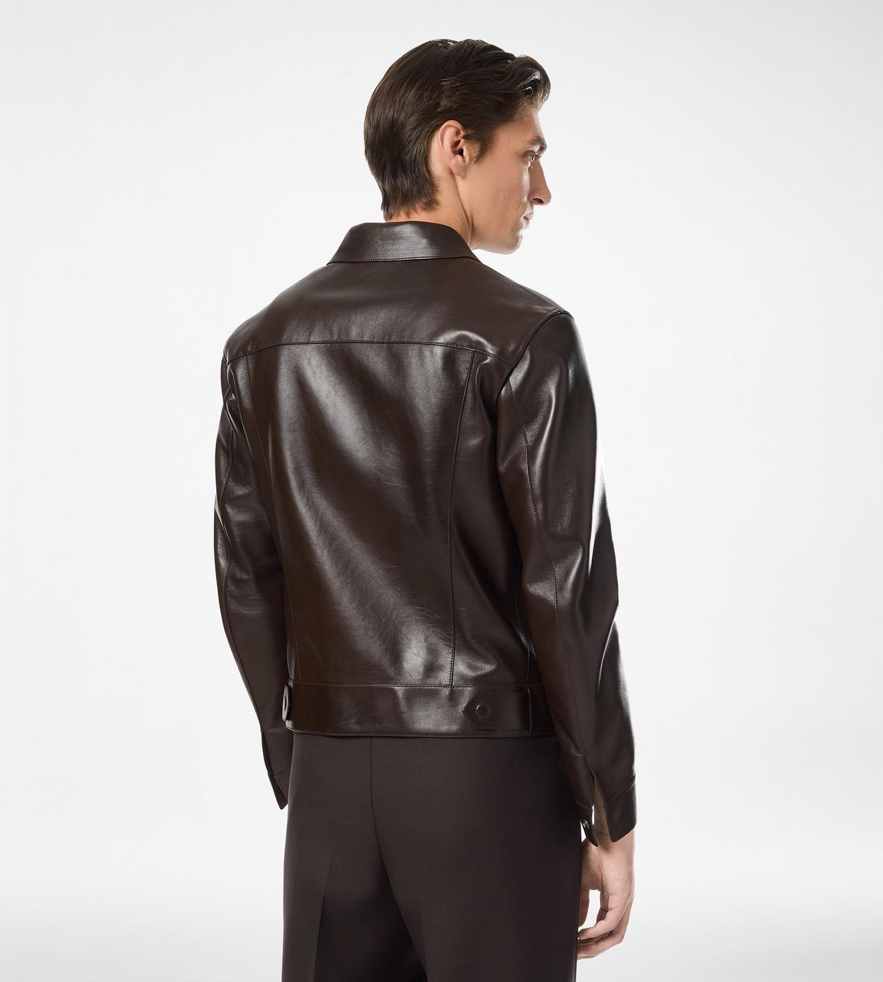 BUFFALO GRAIN LEATHER WESTERN JACKET image number 4