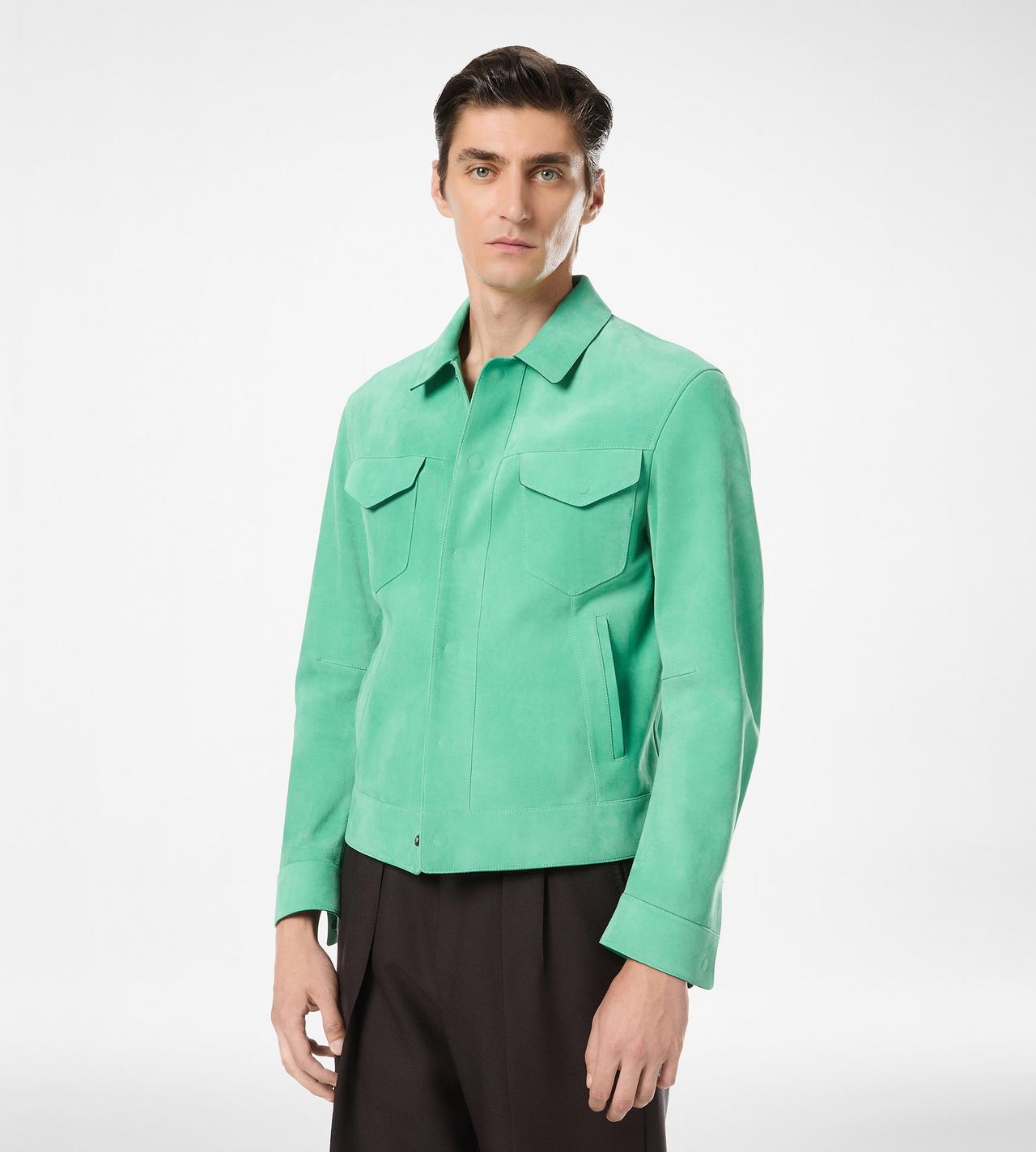 CASHMERE SUEDE WESTERN JACKET image number 3