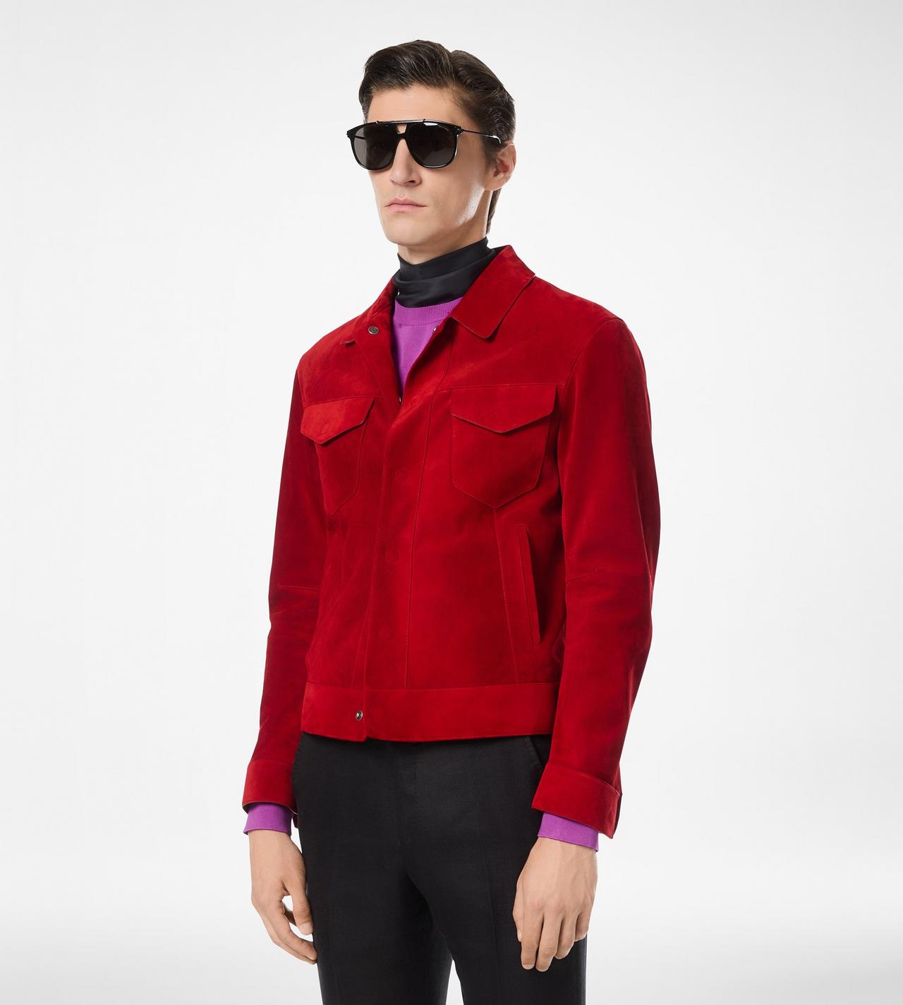 CASHMERE SUEDE WESTERN JACKET image number 3