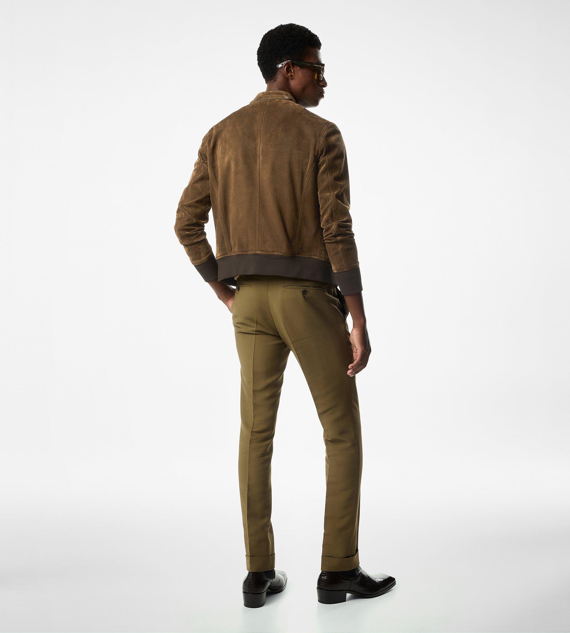 SOFT SUEDE PILOT BOMBER