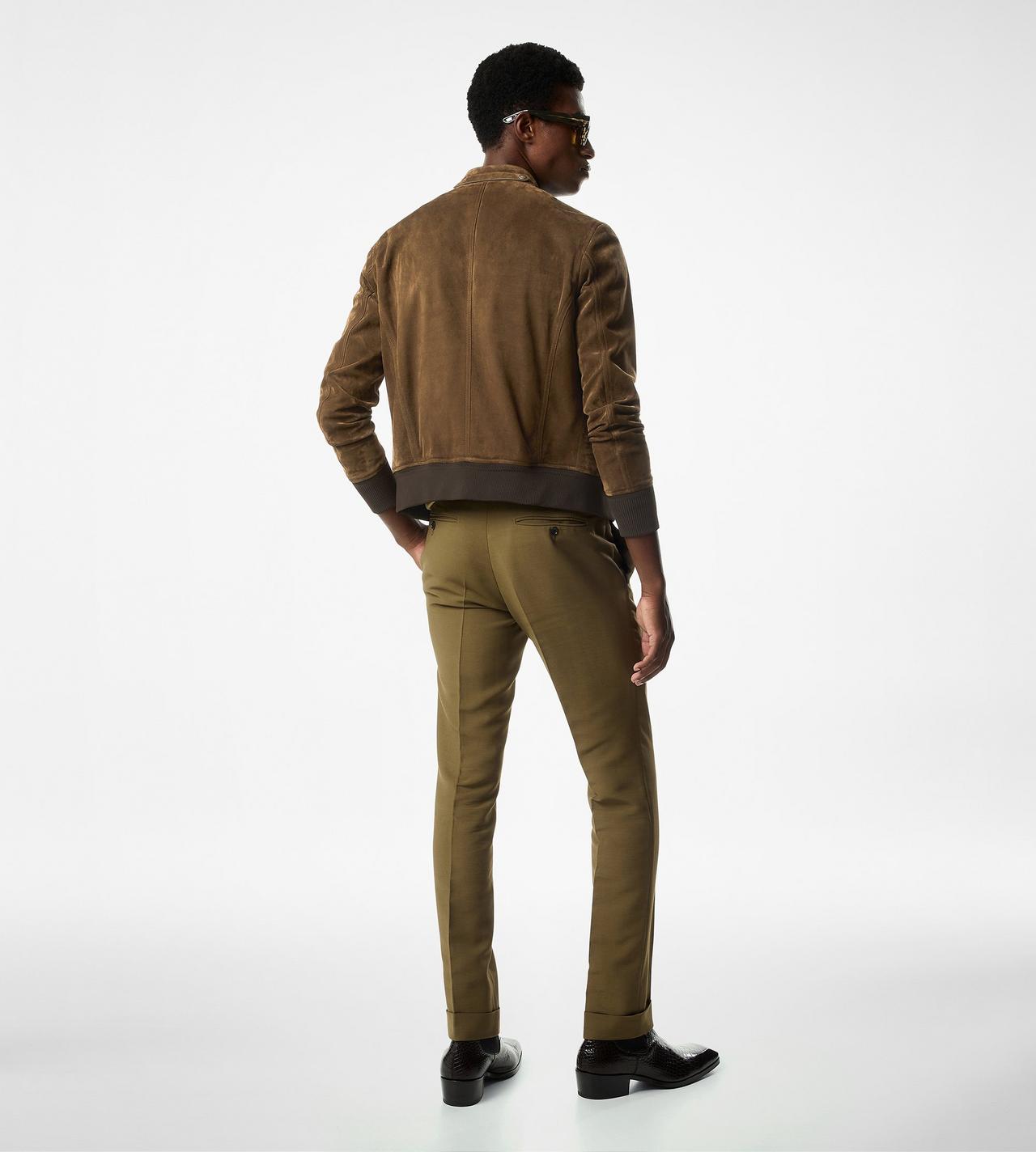 SOFT SUEDE PILOT BOMBER image number 3