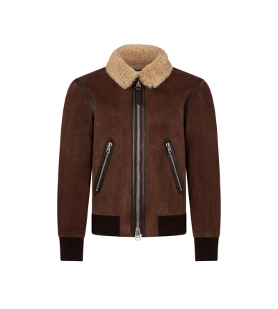 LIGHT SHEARLING FLIGHT BLOUSON image number 0