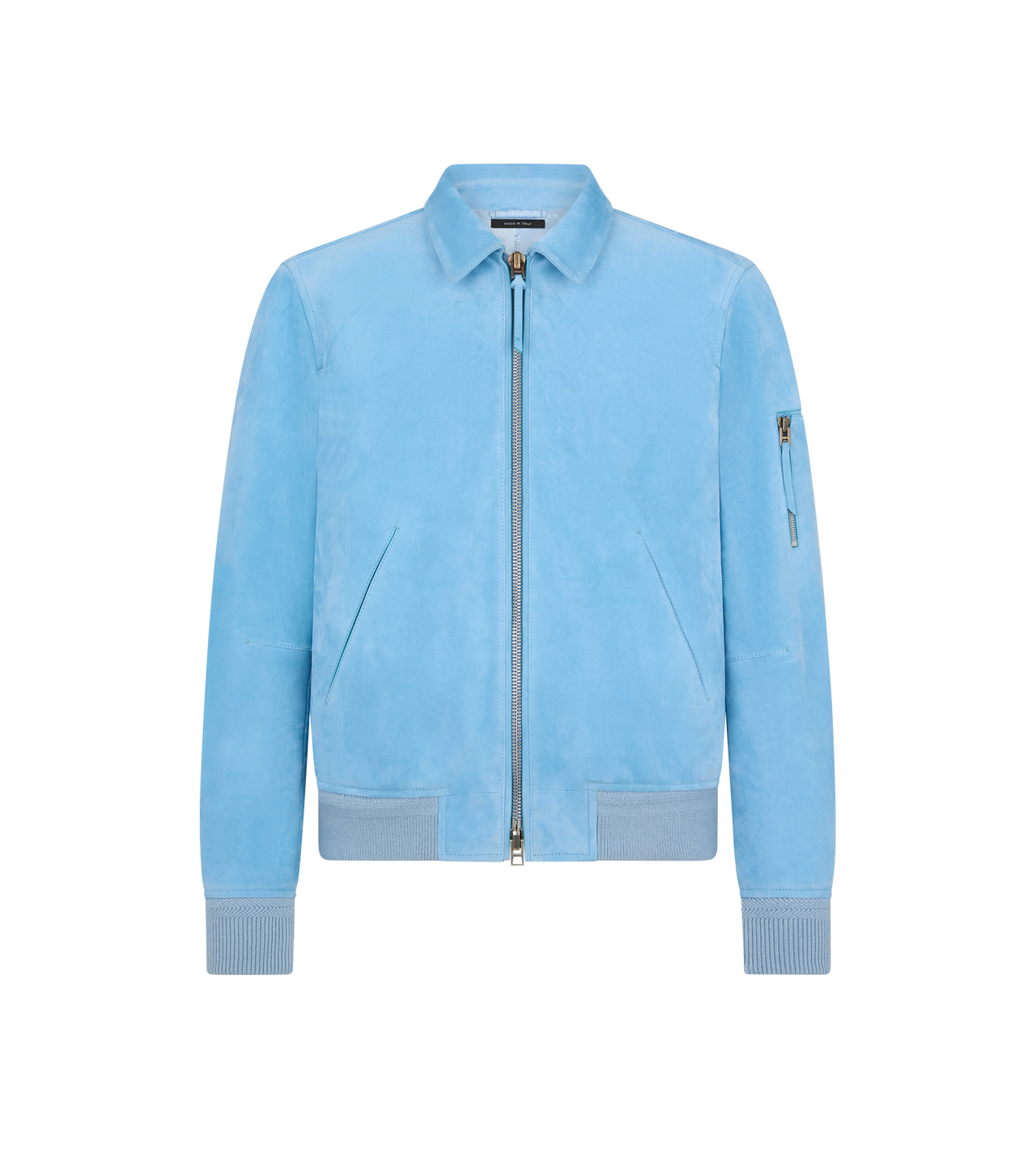 CASHMERE SUEDE COLLAR BLOUSON image number 0