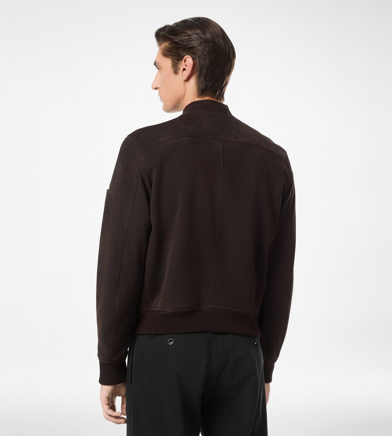 LIGHT SUEDE BOMBER image number 4