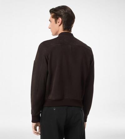 LIGHT SUEDE BOMBER image number 4