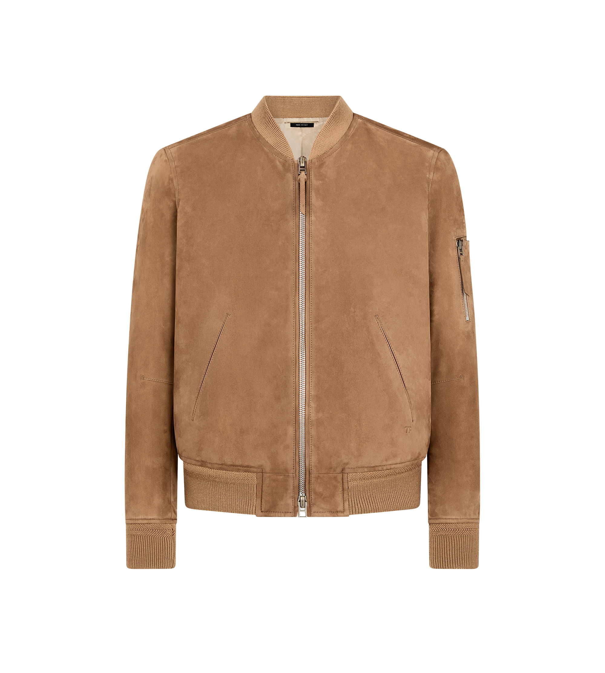 LIGHT SUEDE BOMBER
