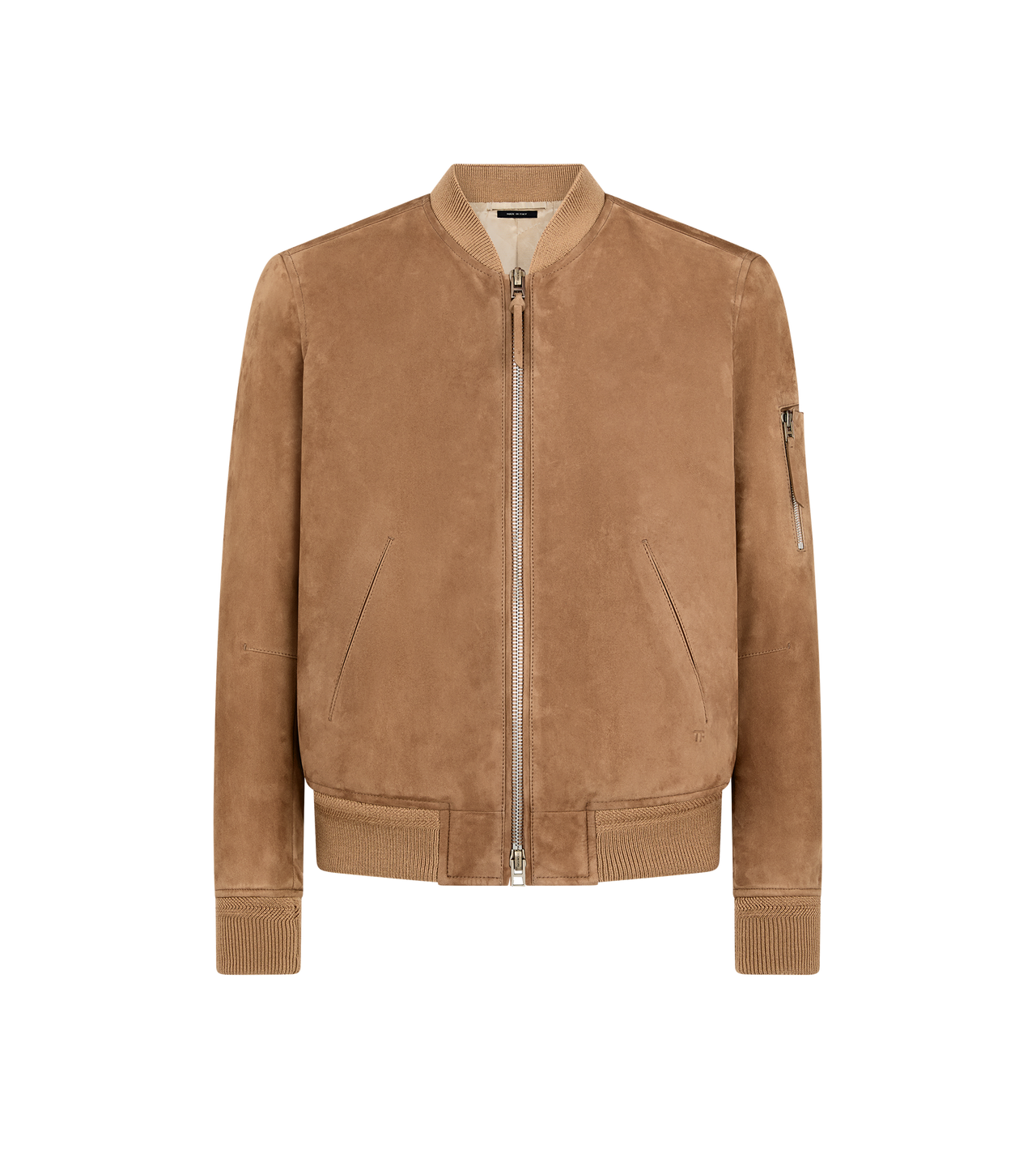 LIGHT SUEDE BOMBER image number 0