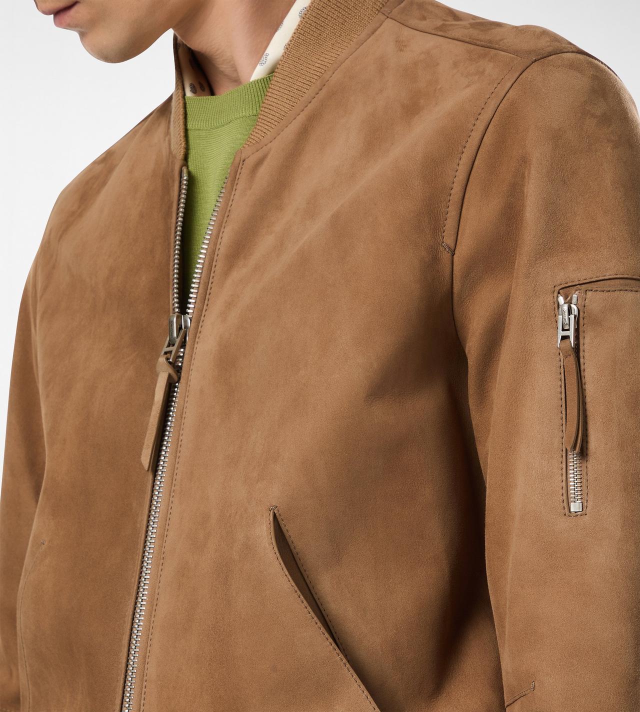 LIGHT SUEDE BOMBER image number 1