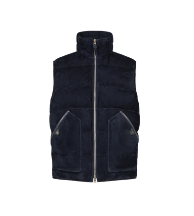SUEDE DOWN GILET