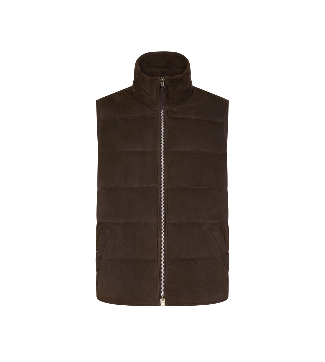 SUEDE LIGHT-FILL GILET image number 0