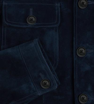 CASHMERE SUEDE MILITARY JACKET image number 1