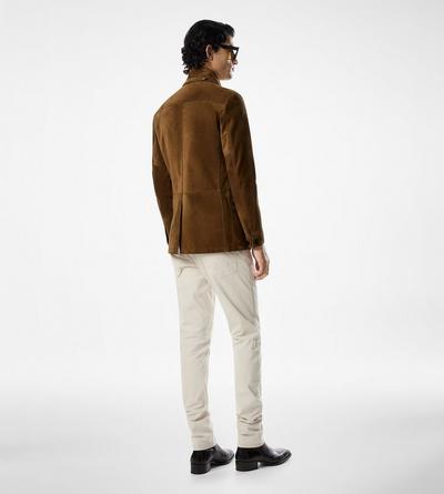 CASHMERE SUEDE MILITARY JACKET image number 2