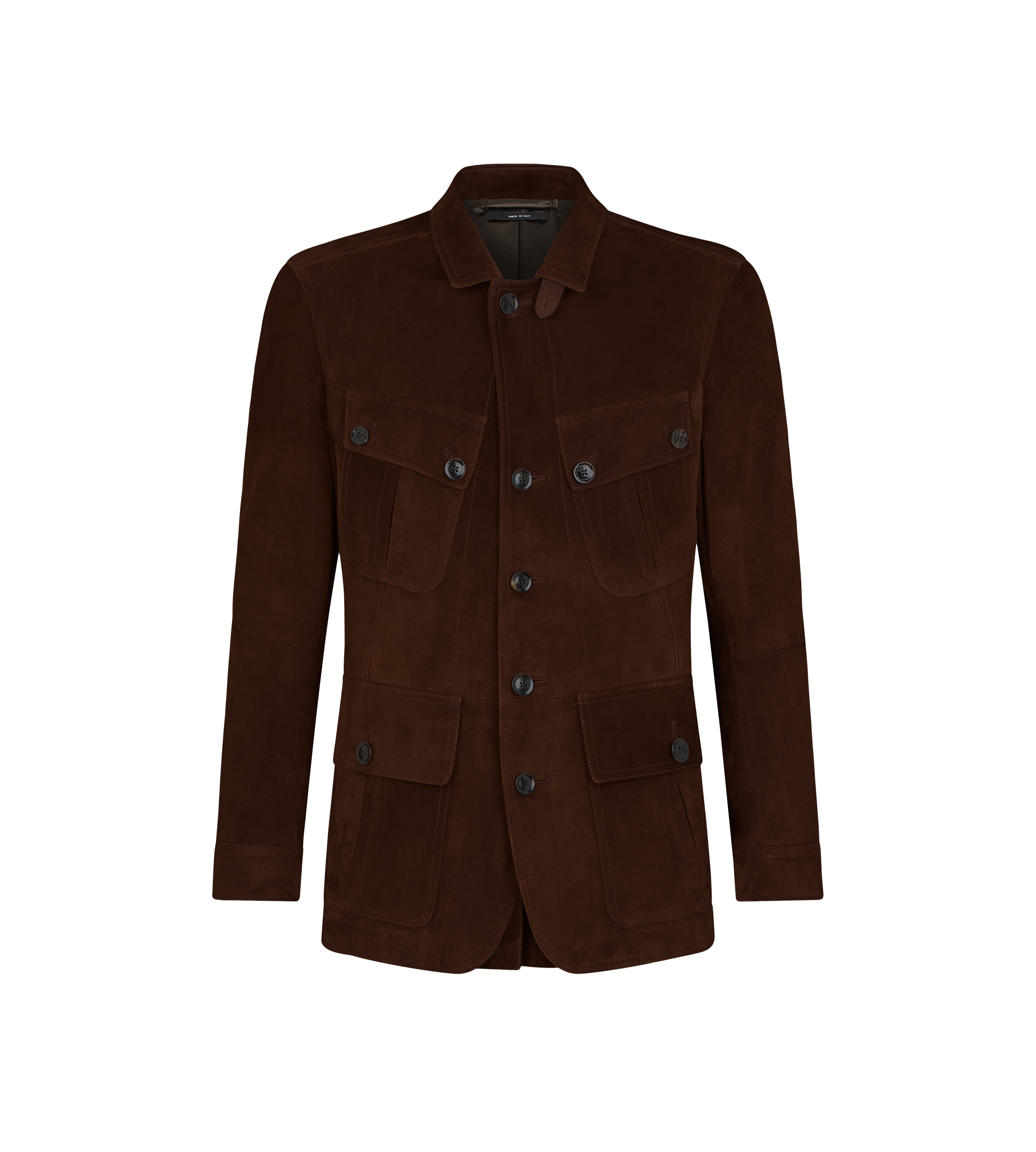 SOFT SUEDE SARTORIAL MILITARY JACKET
