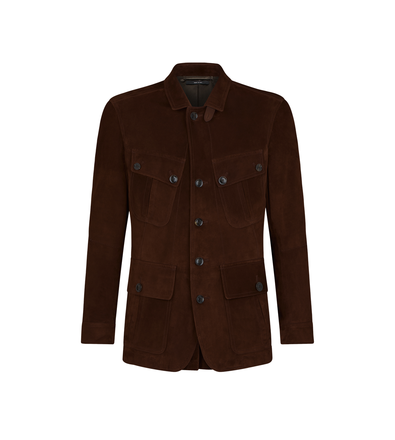 SOFT SUEDE SARTORIAL MILITARY JACKET image number 0