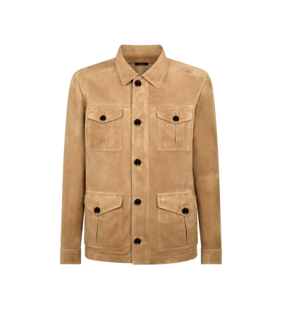 SUEDE FOUR POCKET JACKET image number 0