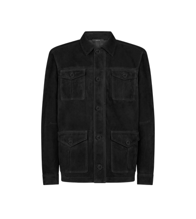 SUEDE FOUR POCKET JACKET image number 0