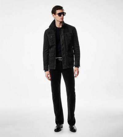 SUEDE FOUR POCKET JACKET image number 1
