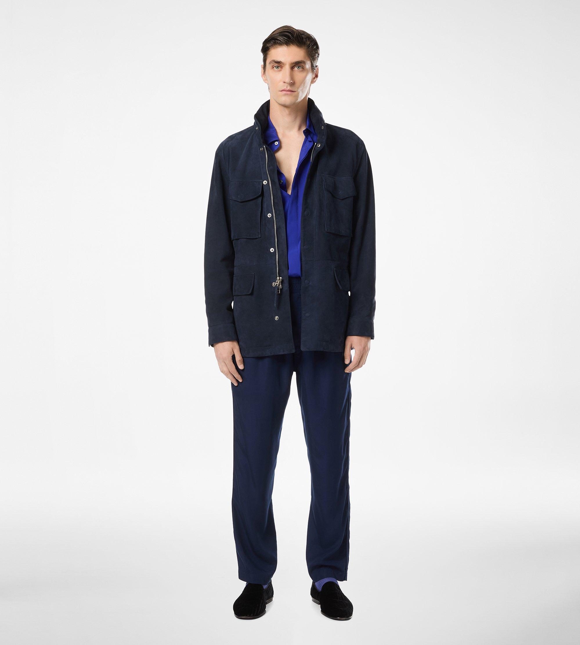 LIGHT SUEDE FIELD JACKET