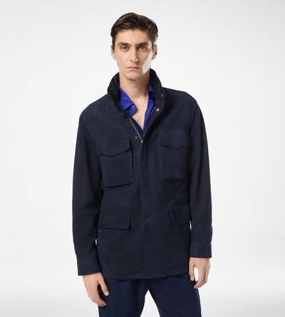 LIGHT SUEDE FIELD JACKET image number 2