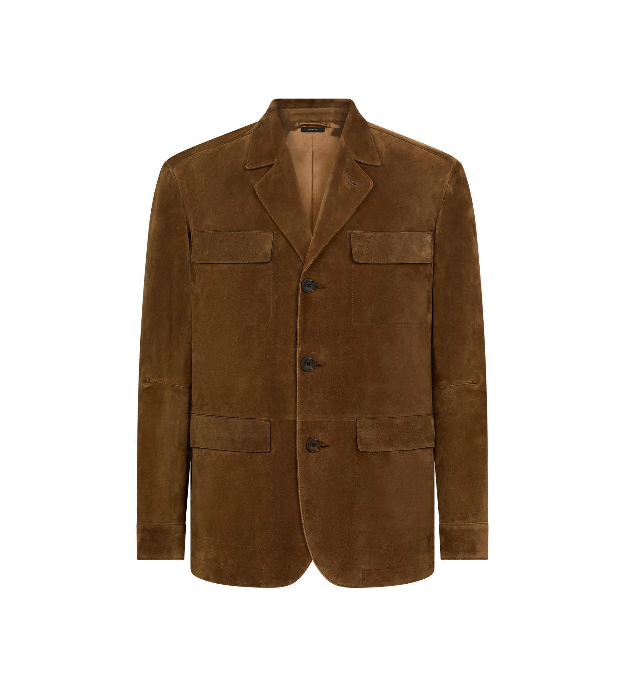 CASHMERE SUEDE MILITARY JACKET