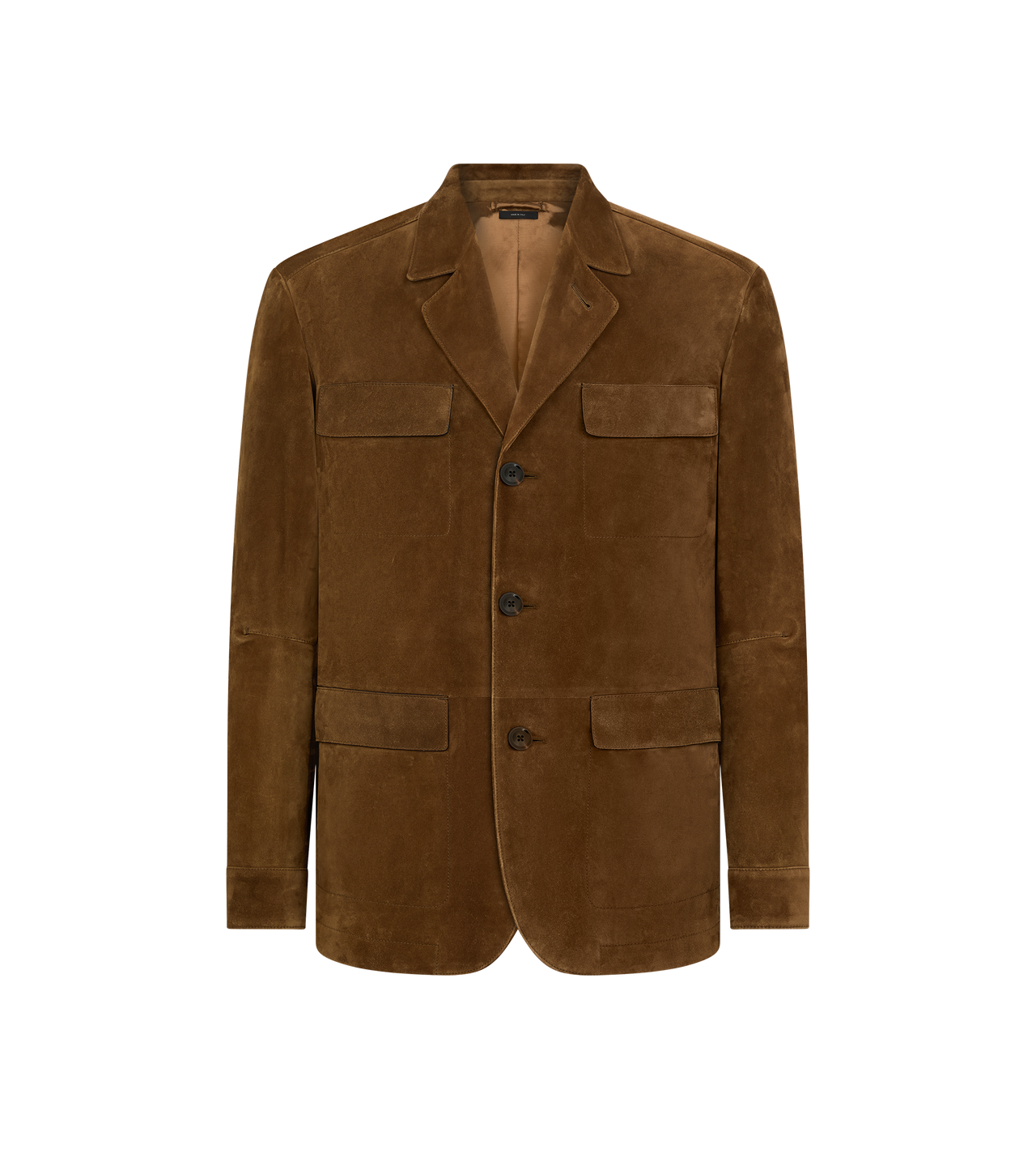 CASHMERE SUEDE MILITARY JACKET image number 0