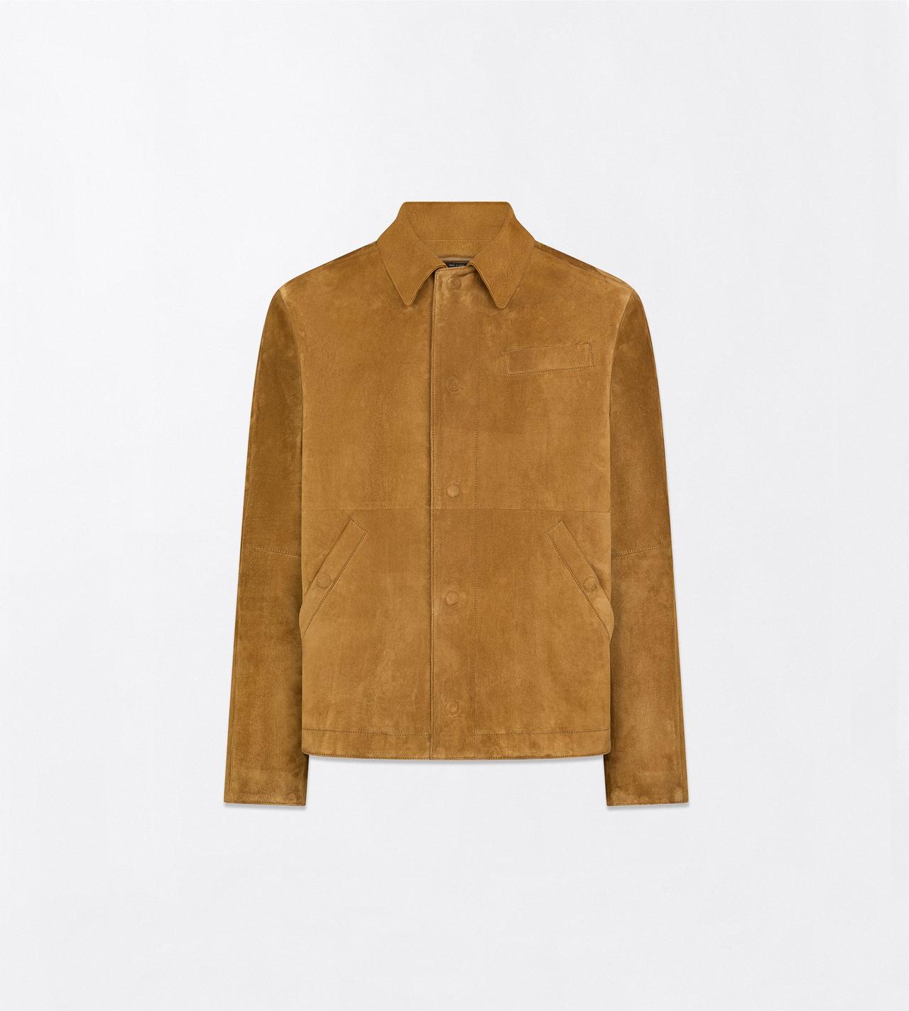 TOM FORD LEATHER CUMIN BRUSHED SUEDE WORKWEAR JACKET