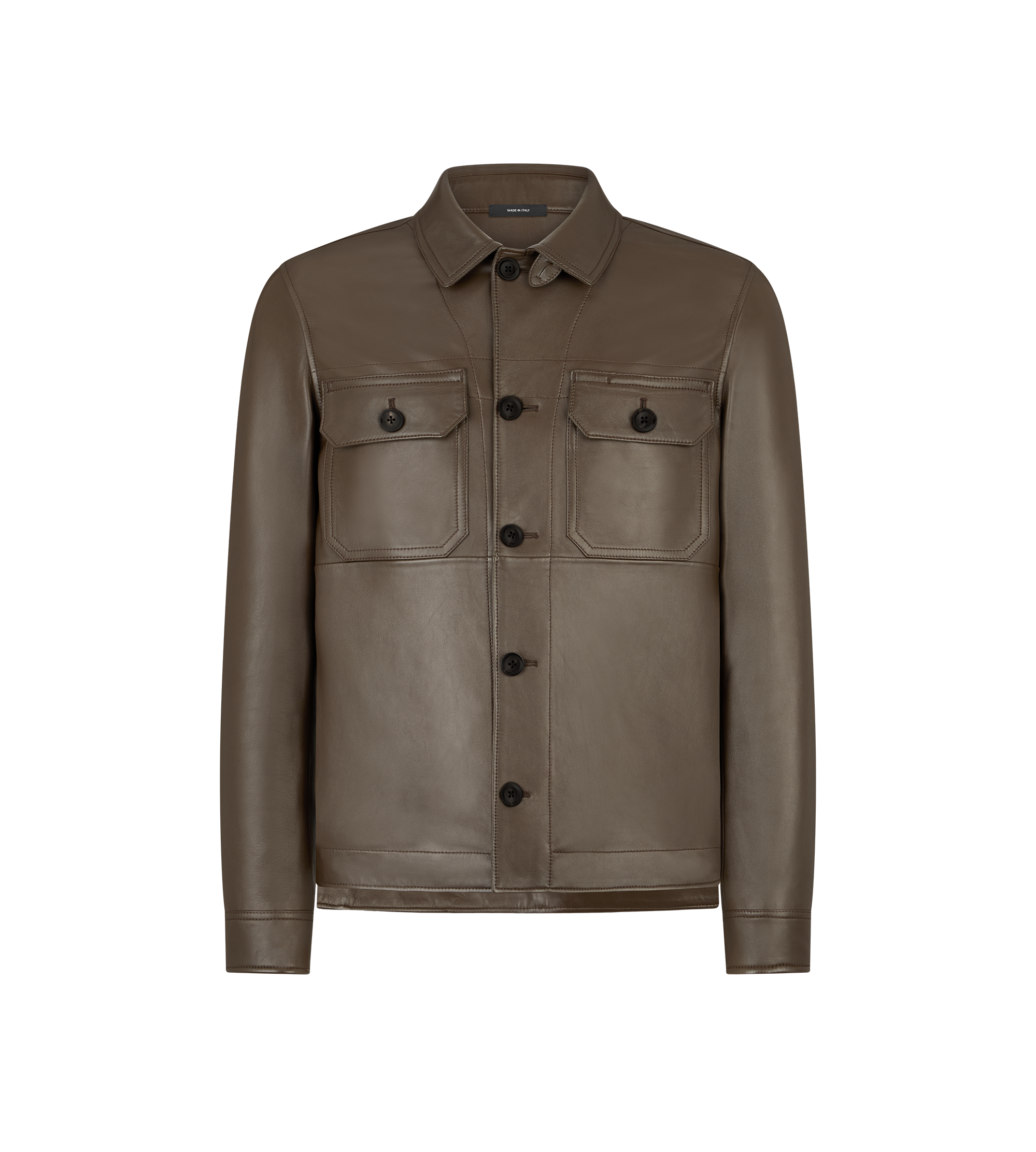 LEATHER LIGHTWEIGHT OUTERSHIRT