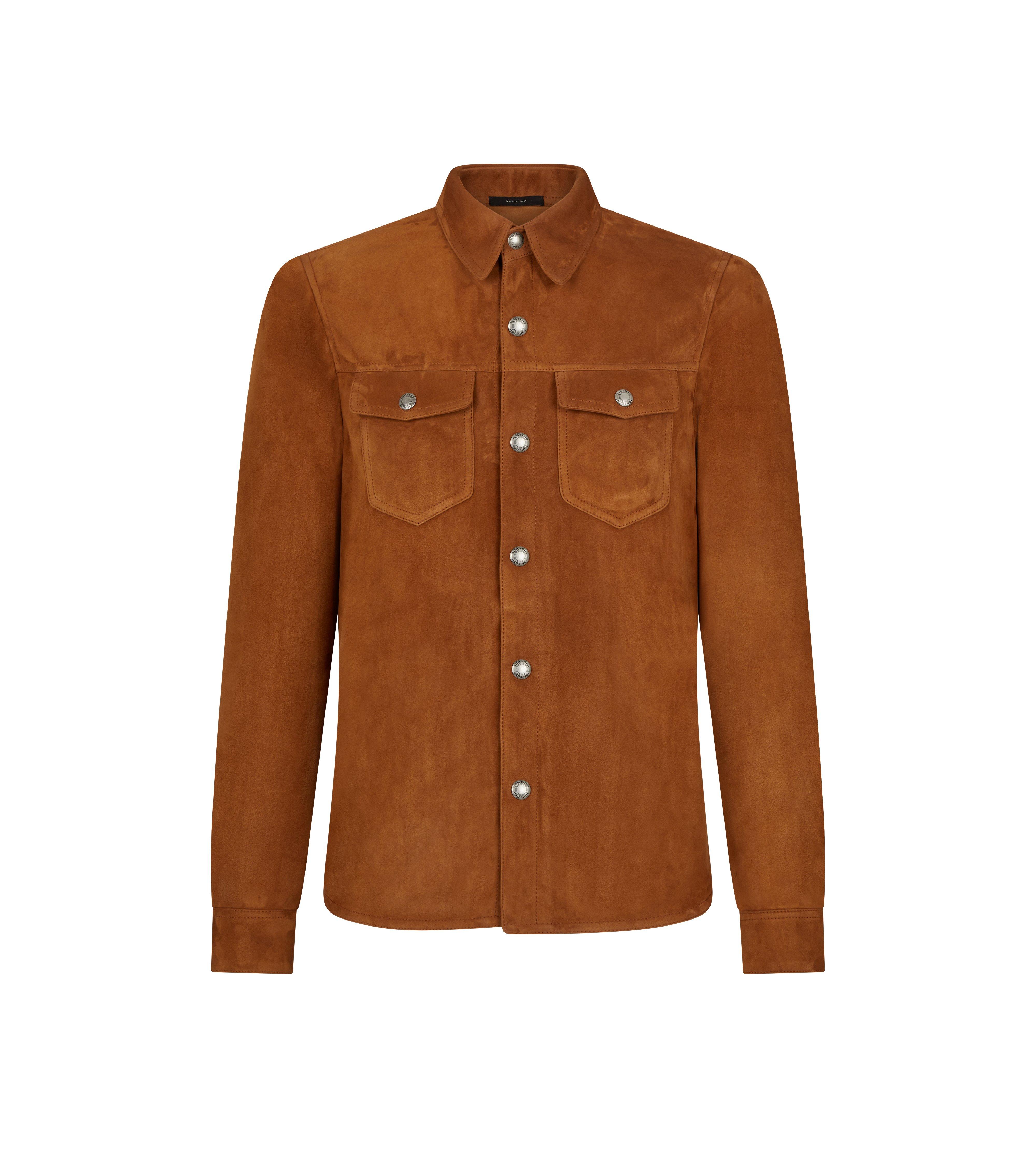 Tom ford hot sale suede shirt