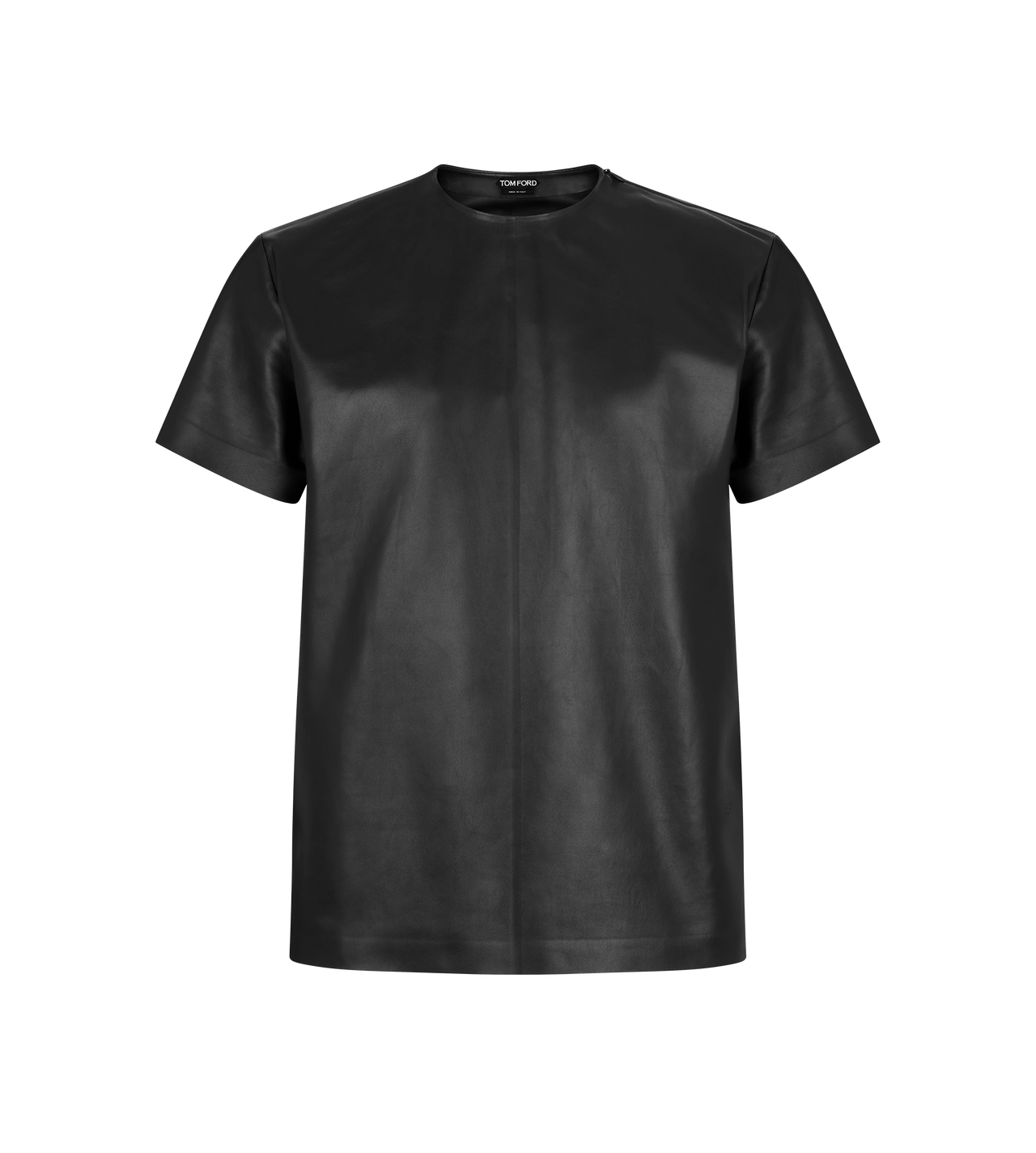 SOFT NAPPA PLONGE CREW NECK image number 0