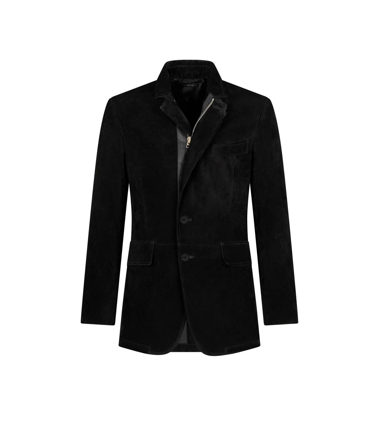 CASHMERE SUEDE SARTORIAL BLAZER image number 0