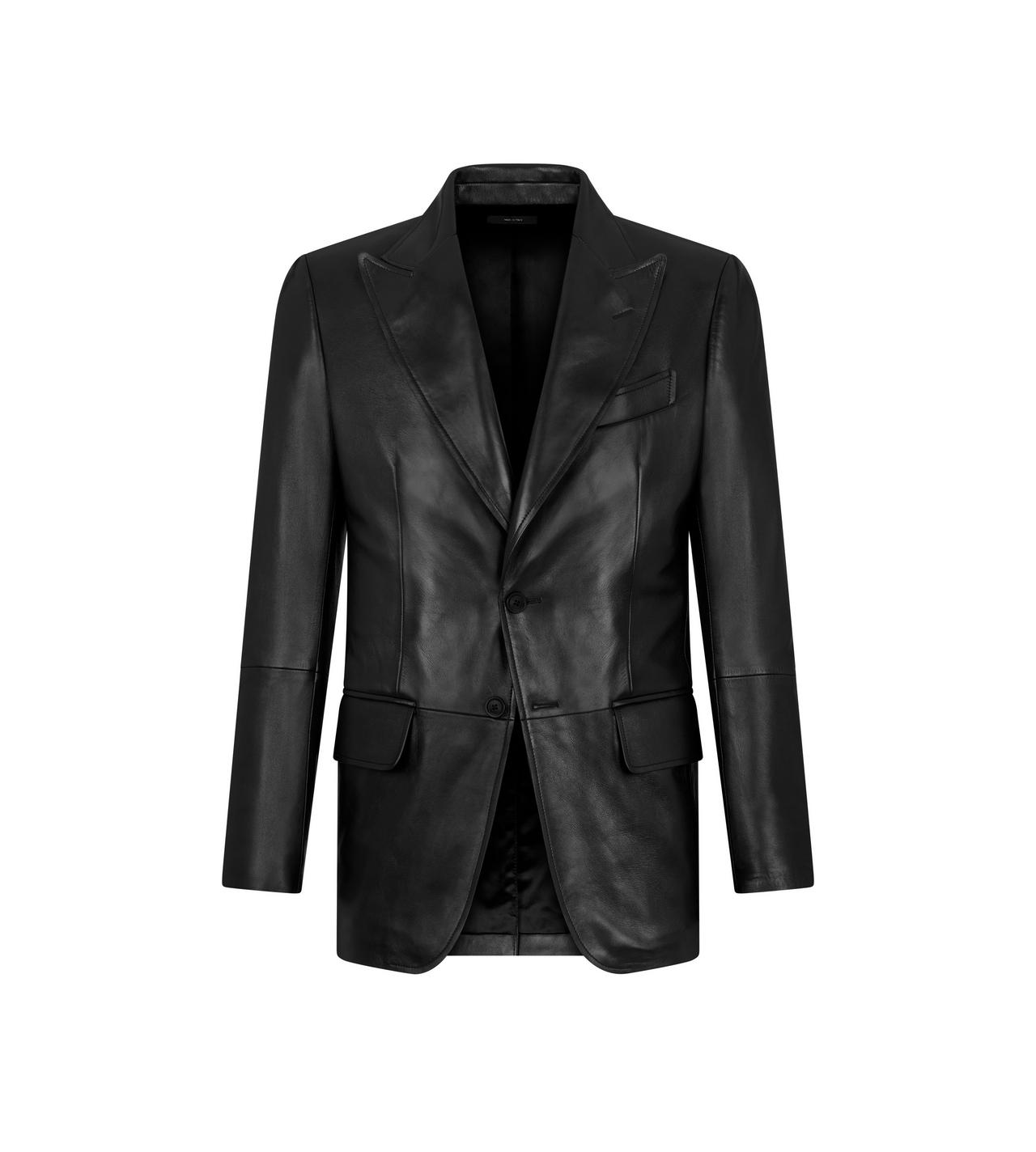 PLONGE LEATHER SARTORIAL BLAZER