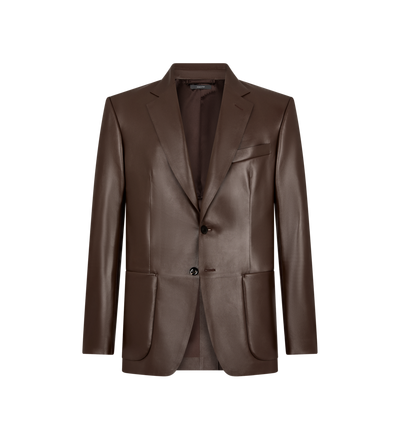 SOFT NAPPA PLONGE SARTORIAL BLAZER image number 0