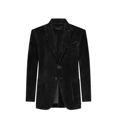 CASHMERE SUEDE SARTORIAL BLAZER image number 0