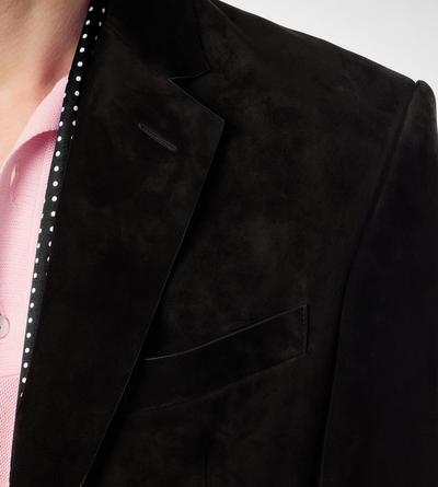 CASHMERE SUEDE SARTORIAL BLAZER image number 1