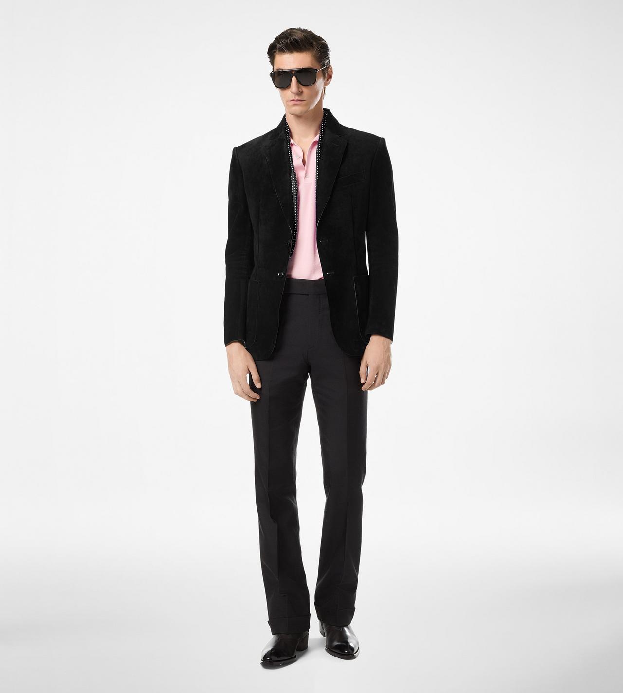 CASHMERE SUEDE SARTORIAL BLAZER image number 2