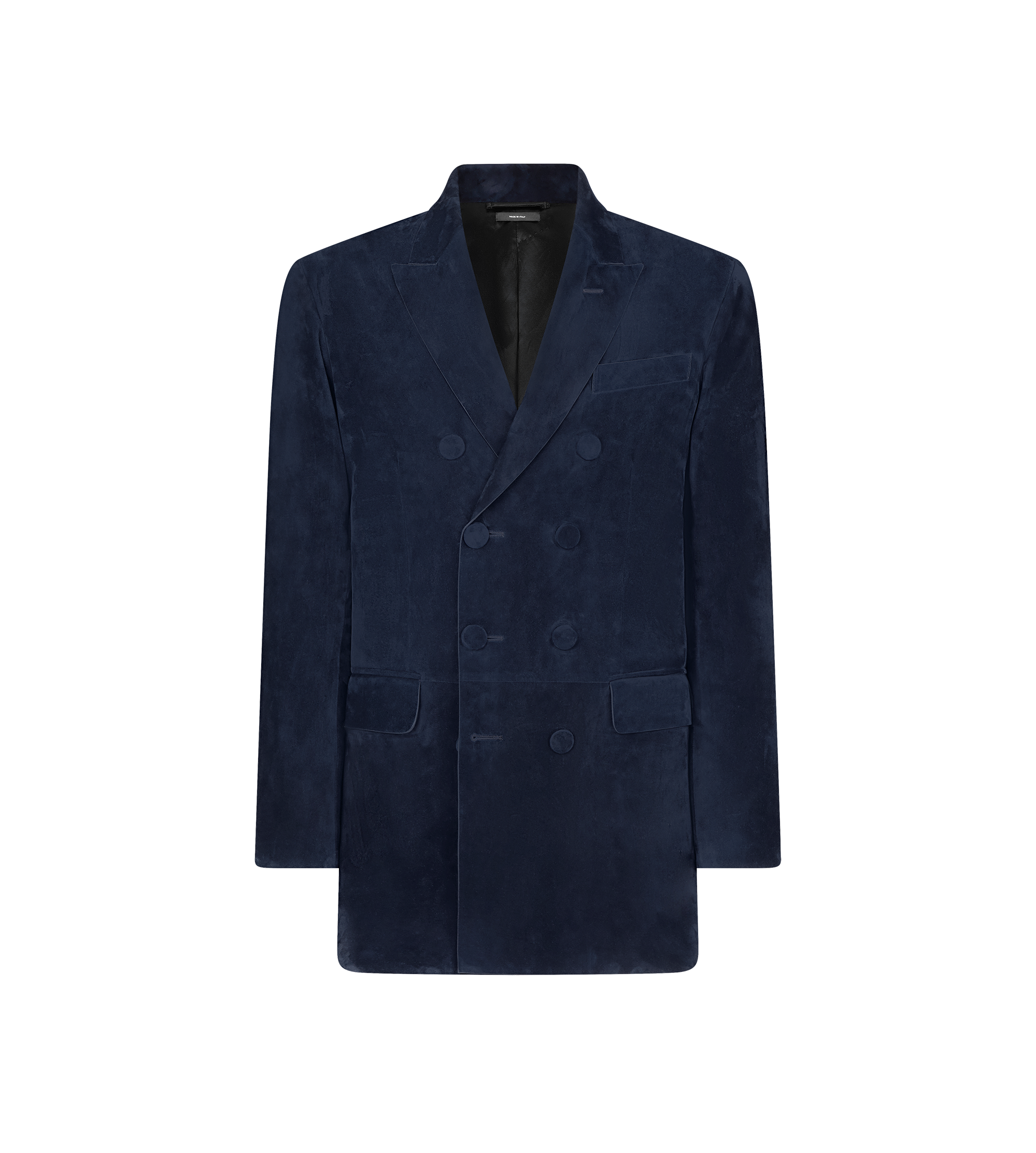 CASHMERE SUEDE SARTORIAL PEACOAT