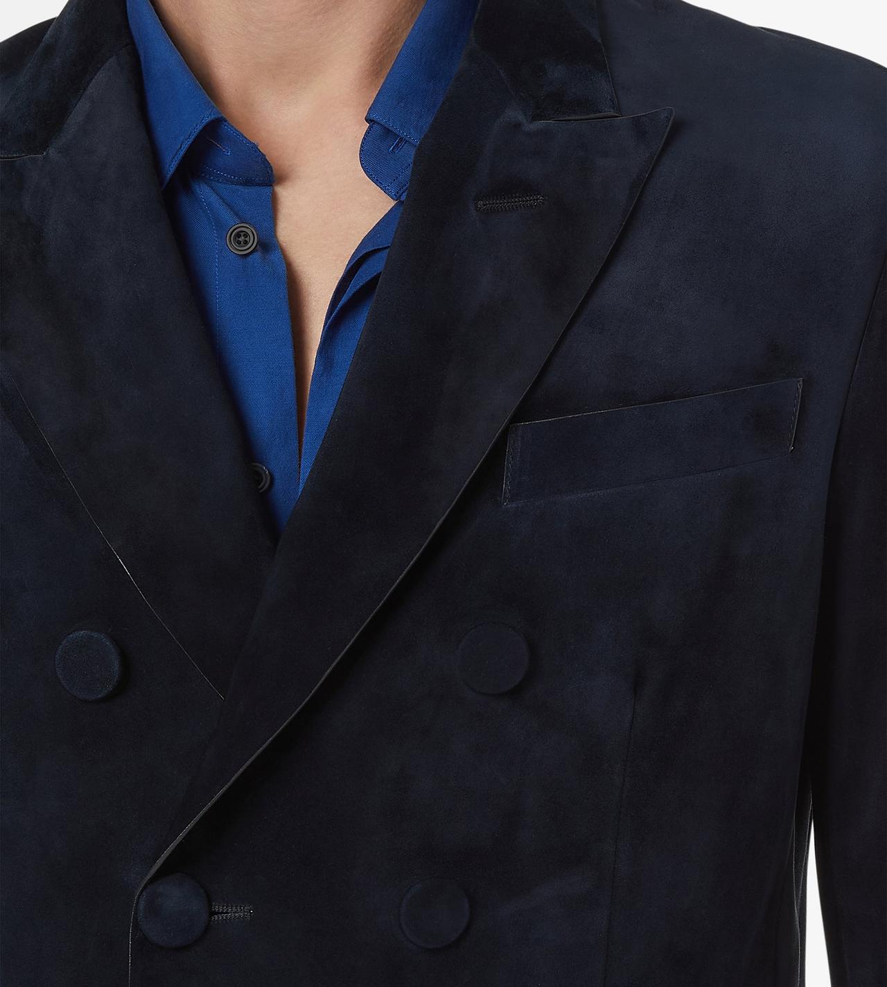 CASHMERE SUEDE SARTORIAL PEACOAT image number 1