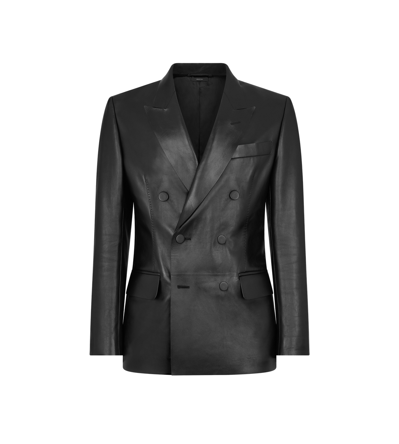 TOM FORD LEATHER BLACK LIGHT NAPPA BLAZER