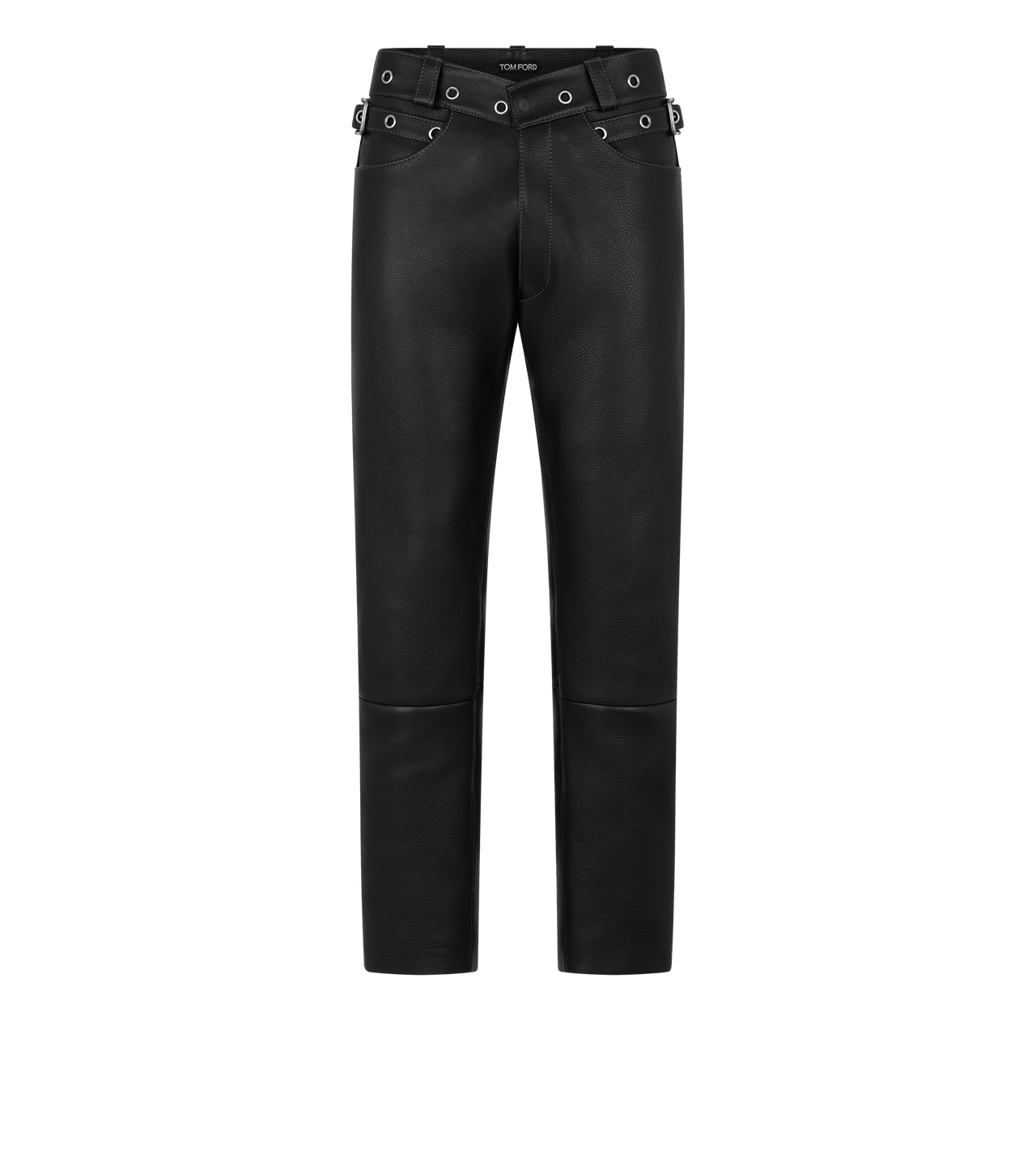 GRAIN LEATHER BIKER PANT image number 0