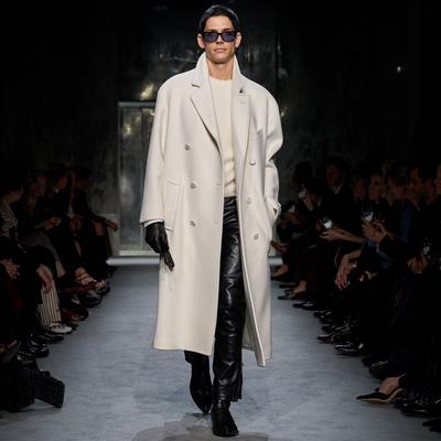 GRAIN LEATHER BIKER PANT image number 3