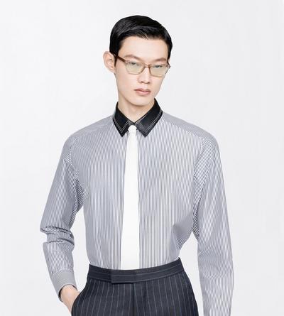 TOM FORD LEATHER WHITE CRAVATE EN NAPPA PLONG&Eacute; DOUX&nbsp;