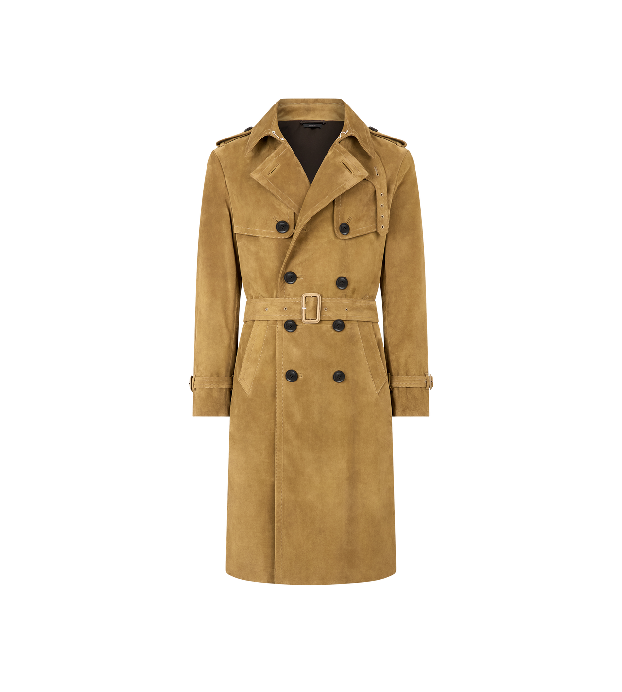 BUTTERY SUEDE TRENCH image number 0