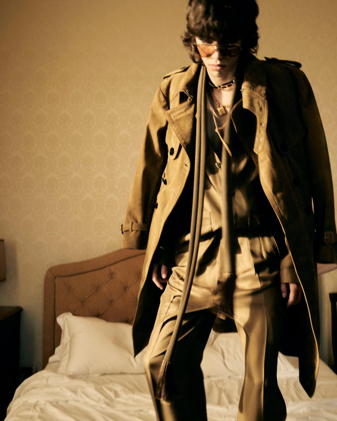 BUTTERY SUEDE TRENCH image number 1