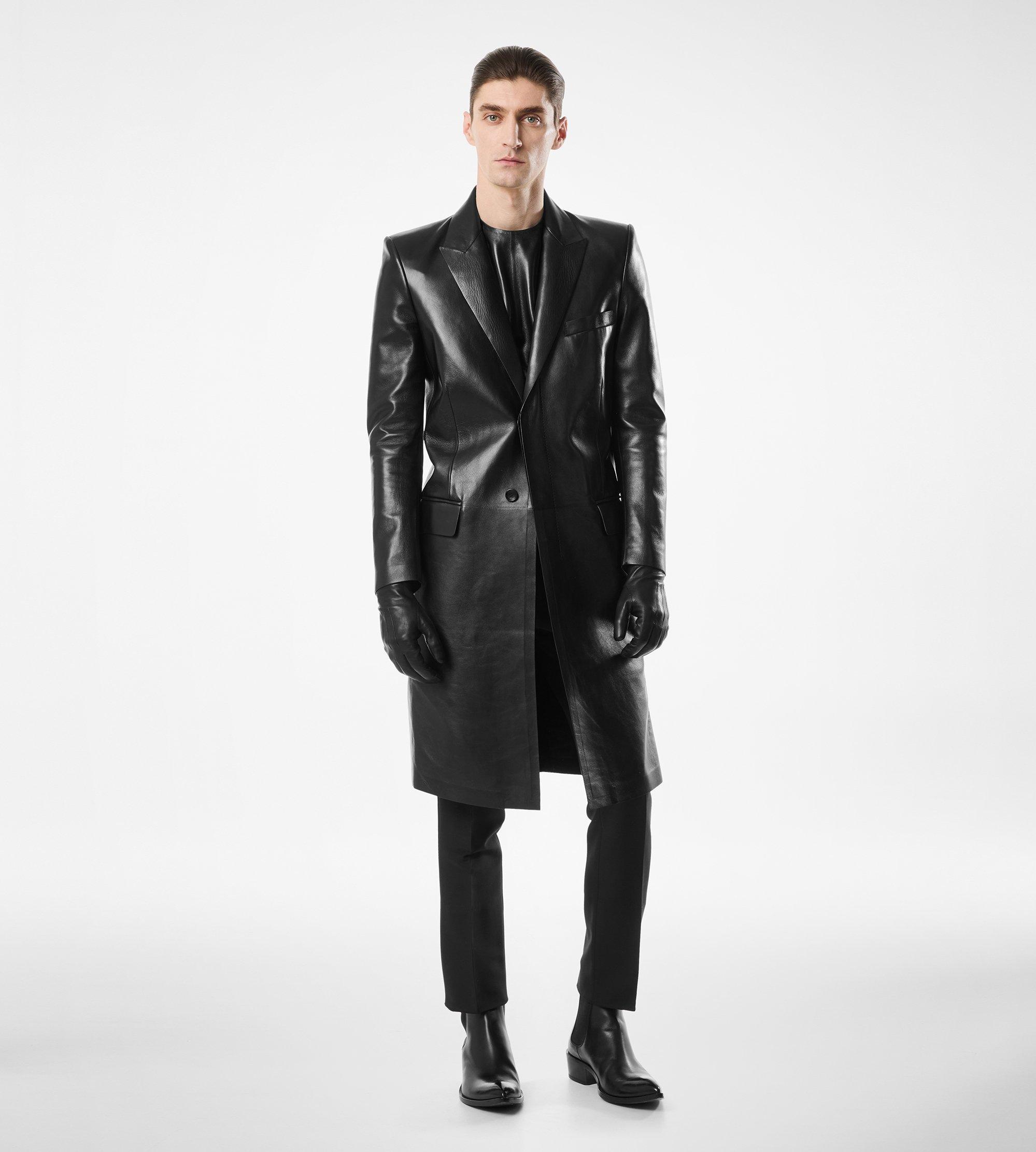 BUTTERY LEATHER BONDED COAT