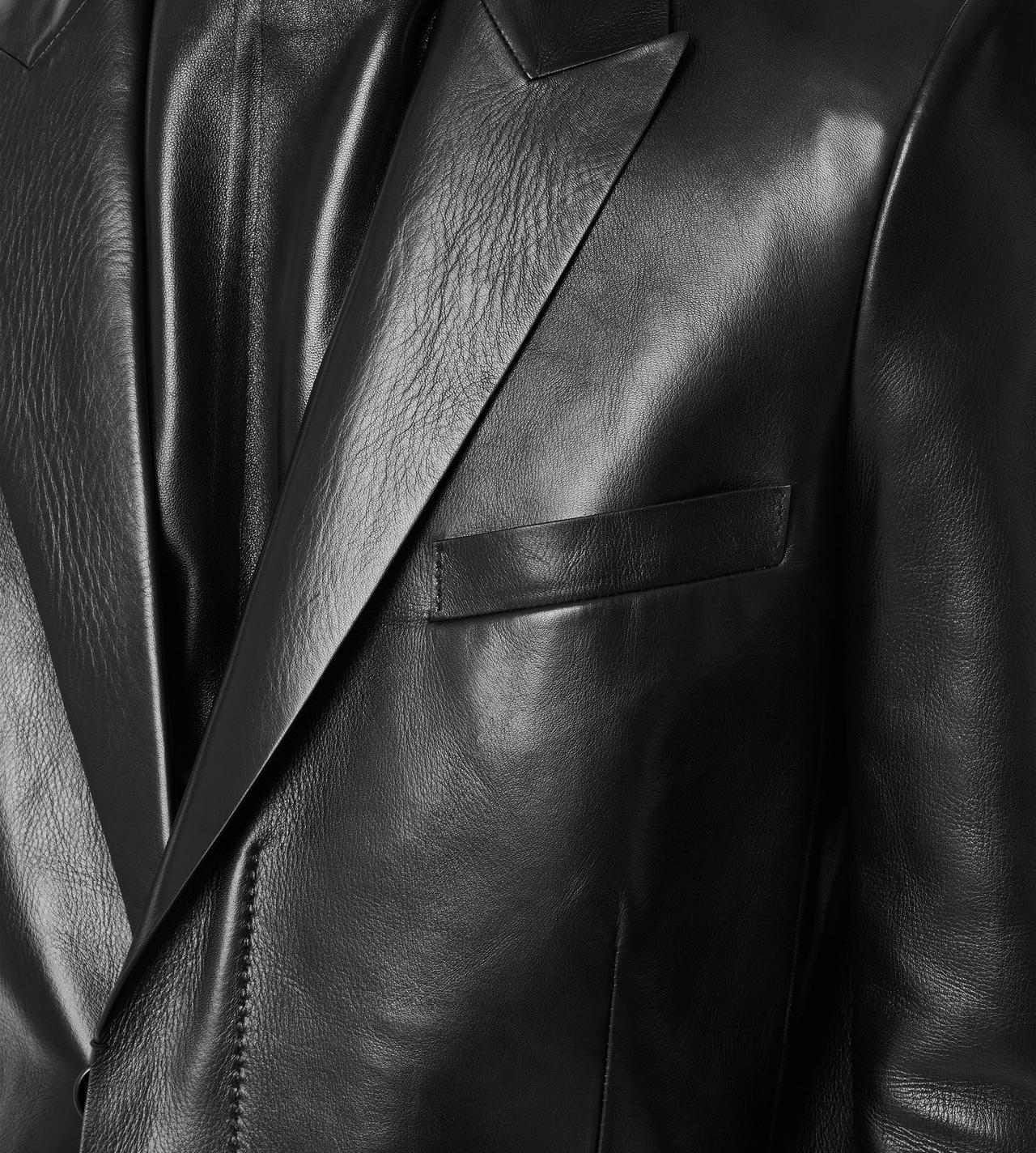 BUTTERY LEATHER BONDED COAT image number 1