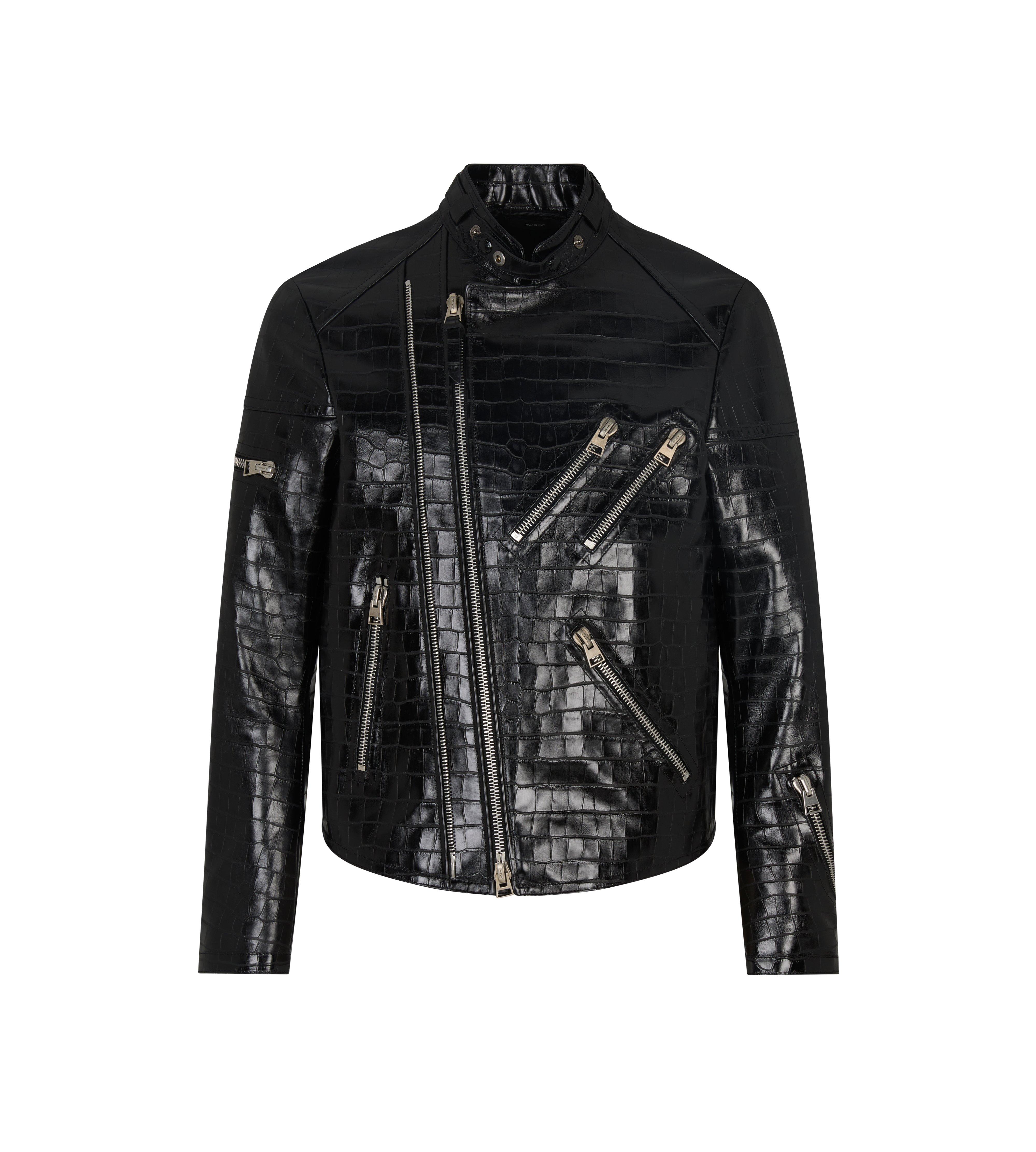 Mixed Material Leather Teddy Blouson - Men - Ready-to-Wear