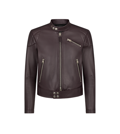 GRAIN LEATHER LEATHER CAFÉ RACER