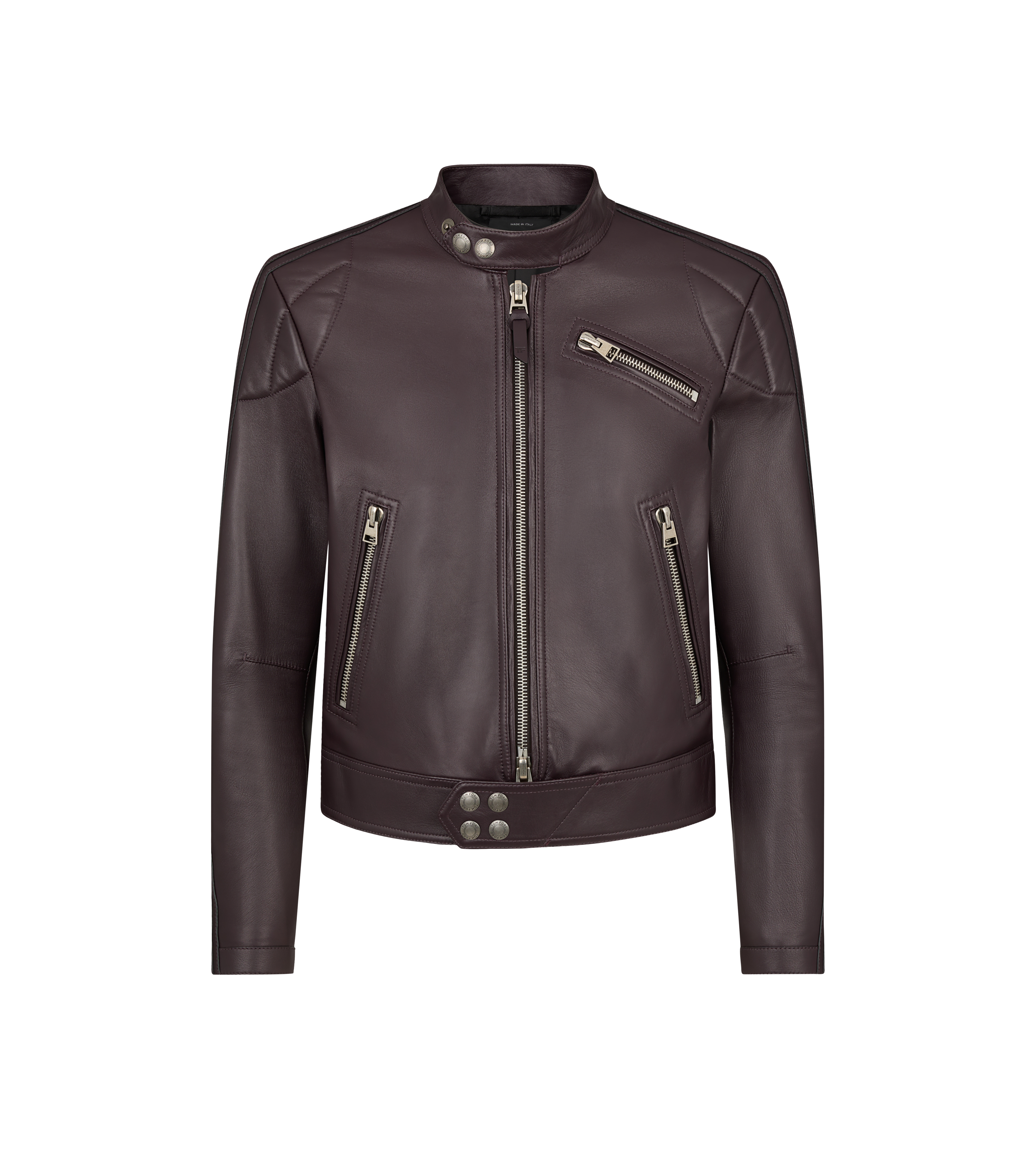 GRAIN LEATHER LEATHER CAF&Eacute; RACER
