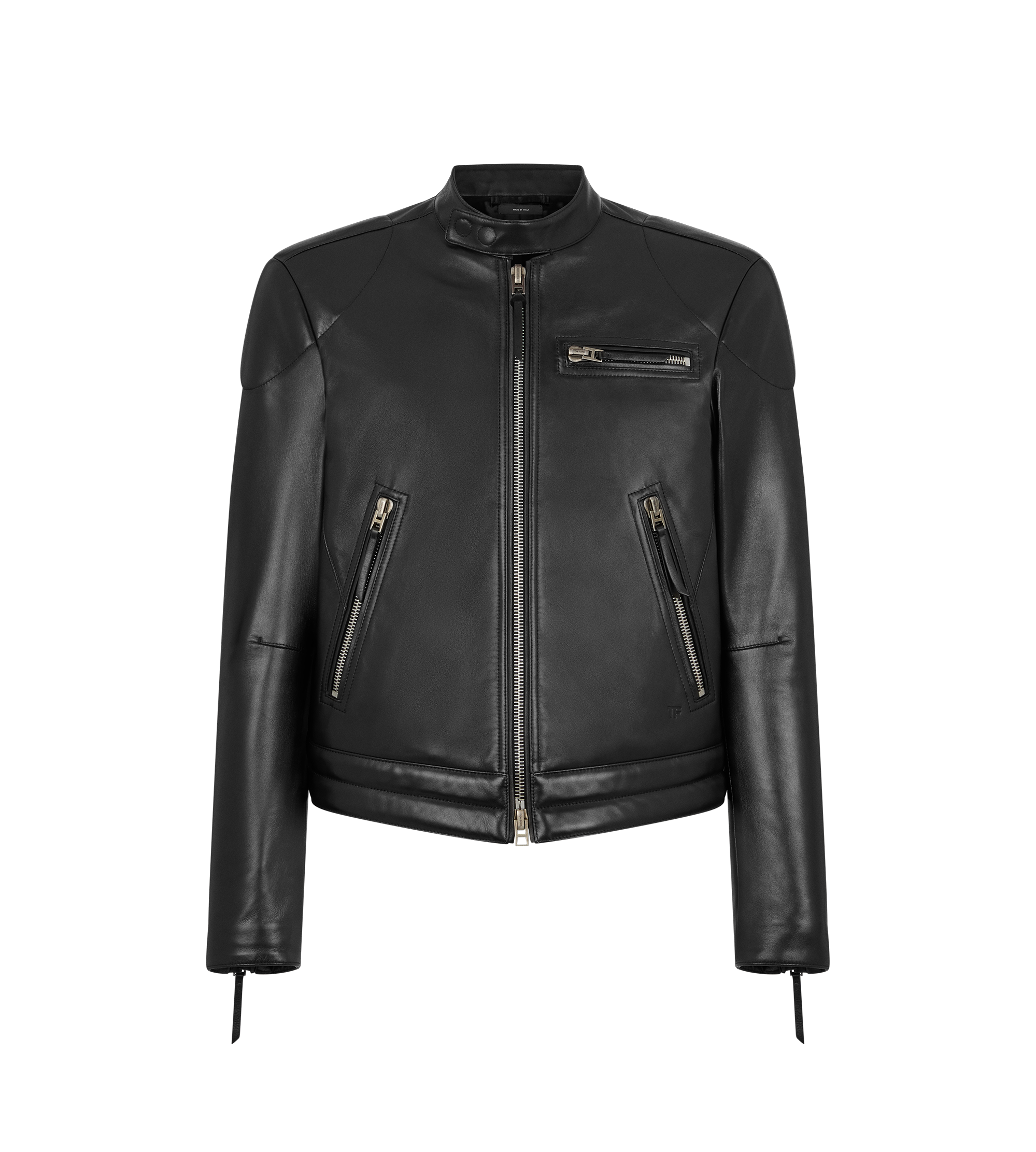 NAPPA GRAIN LEATHER BIKER