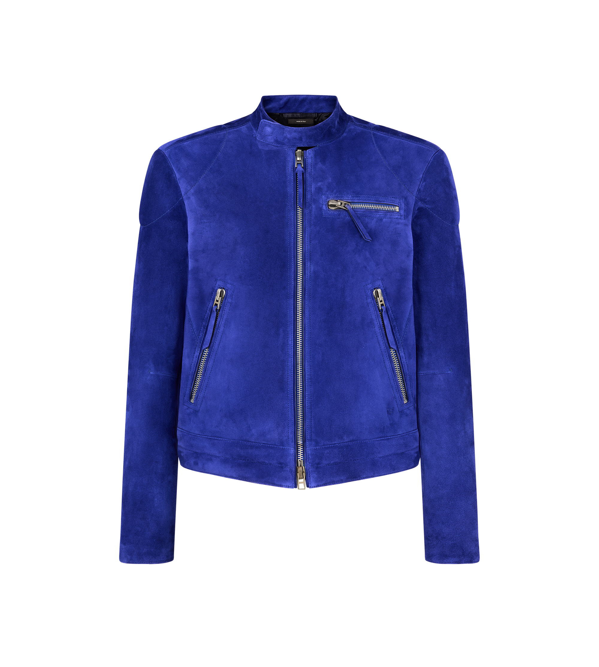 CASHMERE SUEDE BIKER